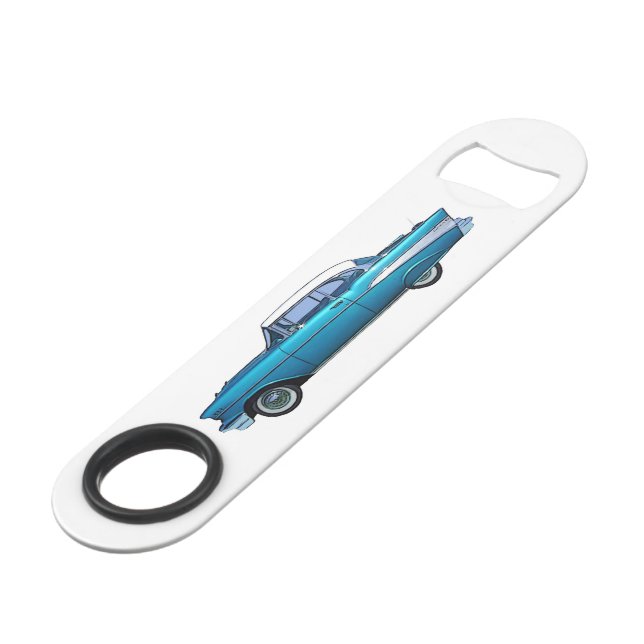 Classic car 1957 Chevy BelAire bottle opener (Front Angled)