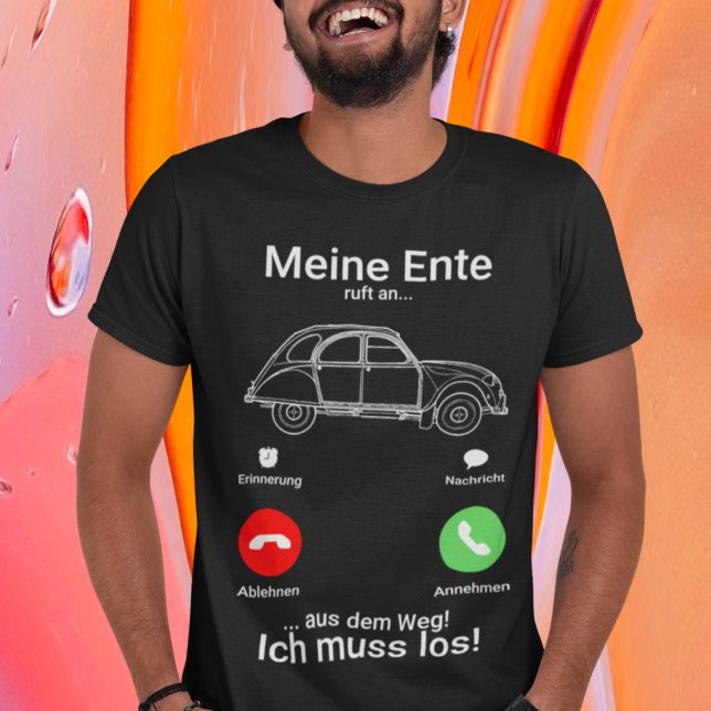 classic car 2cv Ente Silhouette smartphone T-Shirt (Creator Uploaded)