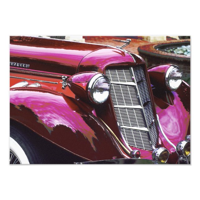 Classic car: Auburn Photo Print (Front)