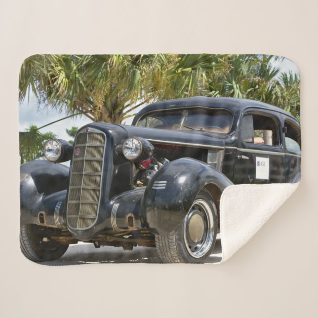 Classic Car Baby Blanket Small (Front (Horizontal))