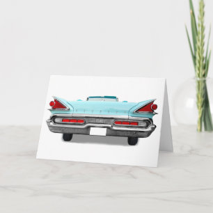 CLASSIC CAR BIRTHDAY CARD