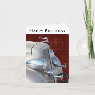 Classic Car Birthday Card for Men