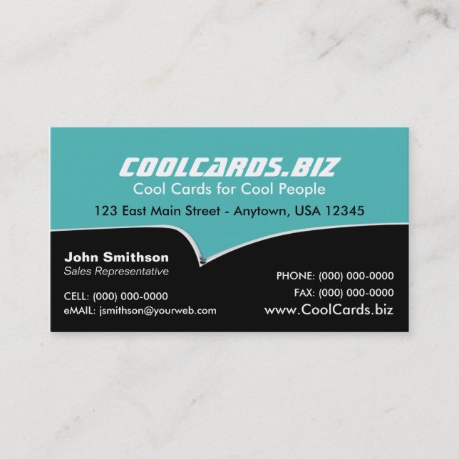 Classic Car Business Card (Front)