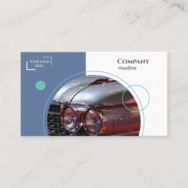 Classic Car Business Card (Front)