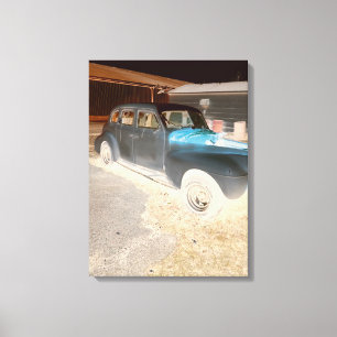 Classic car canvas print