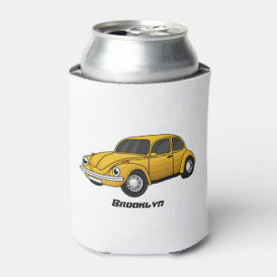Classic car cartoon can cooler