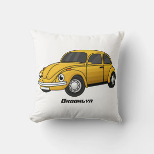 Classic car cartoon cushion