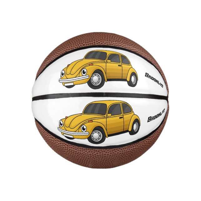 Classic car cartoon  mini basketball (Front)