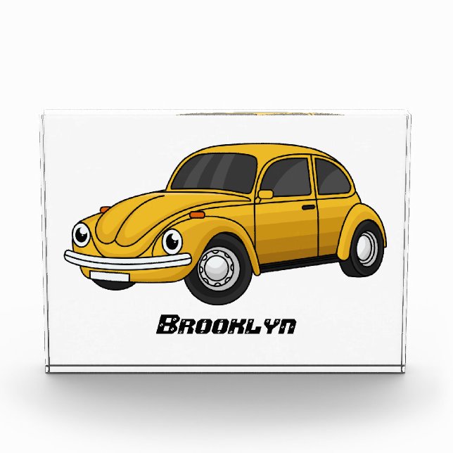 Classic car cartoon photo block (Front)