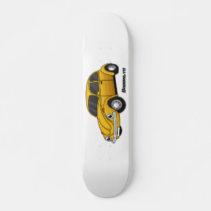 Classic car cartoon  skateboard
