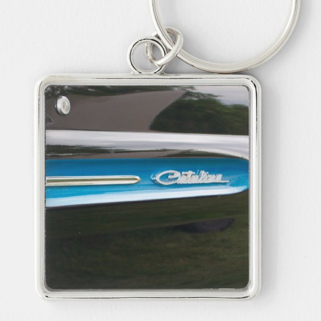 classic car catalina side emblem and wing key ring (Front)