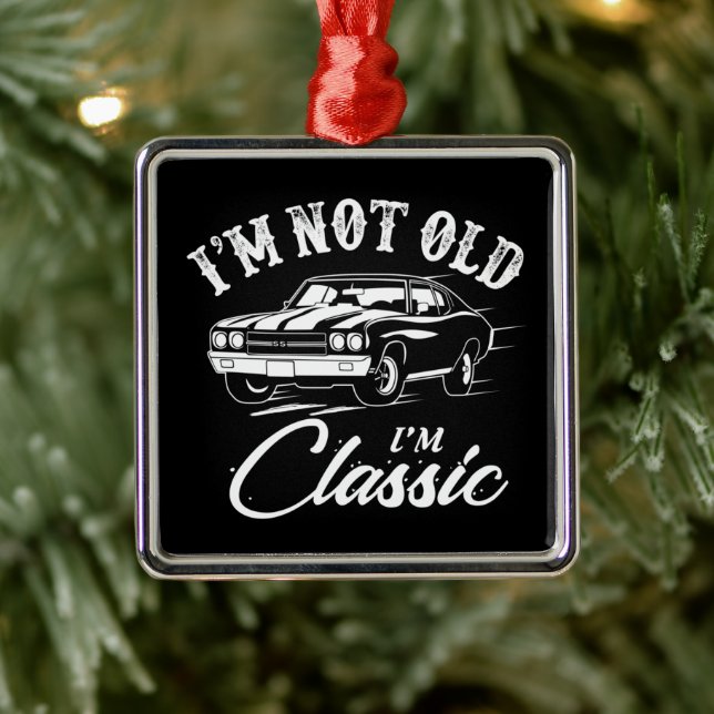 Classic Car Chevelle    Metal Tree Decoration (Tree)