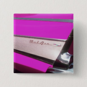 Classic car: Chevrolet Bel Air 15 Cm Square Badge