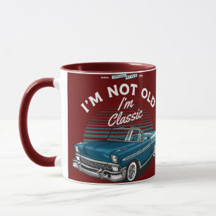 CLASSIC CAR CHEVY BEL AIR CONVERTIBLE 1956 MUG