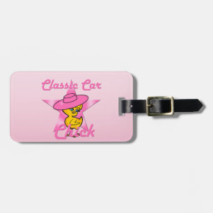 Classic Car Chick #8 Luggage Tag