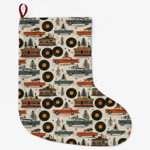 Classic Car Christmas Mantel Rhythm Large Christmas Stocking