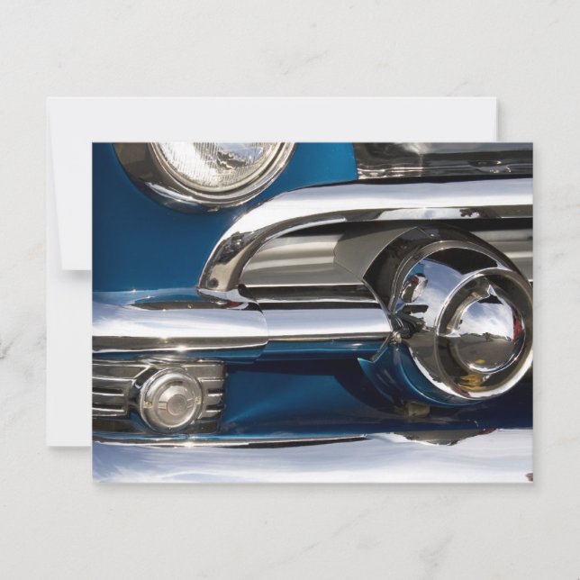 Classic Car Chrome Closeup (Front)