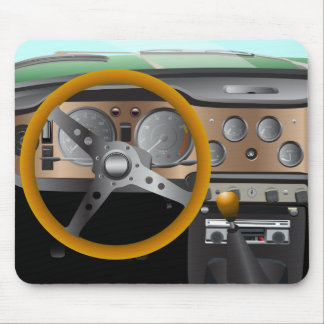 Classic Car Dashboard Mouse Mat