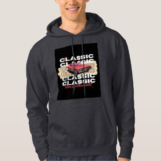 classic car dising hoodie