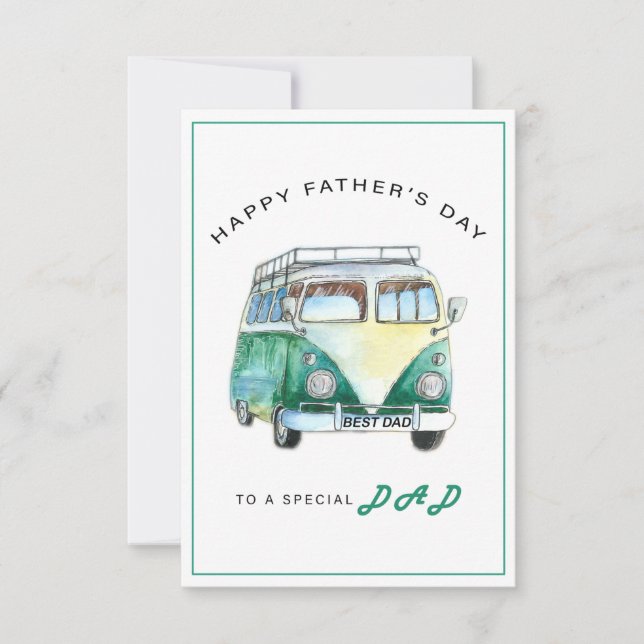 Classic Car Father's Day Card (Front)