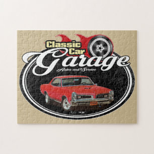 Classic Car Garage GTO Jigsaw Puzzle