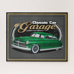 Classic Car Garage Hudson Jigsaw Puzzle