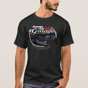 Classic Car Garage with Pontiac T-Shirt
