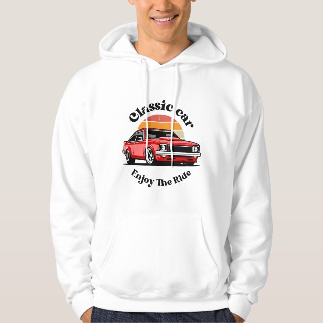 Classic car hoodie (Front)