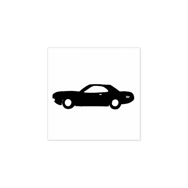 Classic Car Hot Rod Rubber Stamp (Imprint)