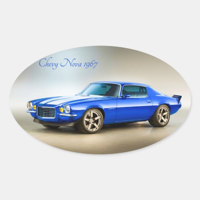Classic Car image for Oval-Stickers-Glossy Oval Sticker (Front)