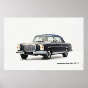Classic car image for poster