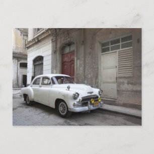 Classic car in Havana Cuba Postcard