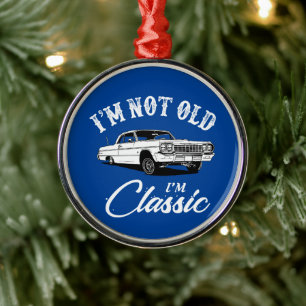 Classic Car Metal Tree Decoration