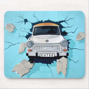 Classic Car Mural Vintage Car Art Classic Car Art  Mouse Mat