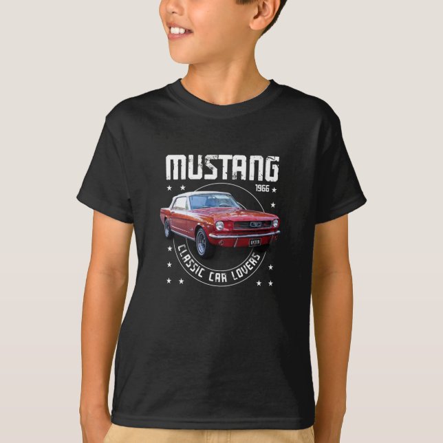 Classic Car Mustang 1966 T-Shirt (Front)