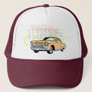 Classic car, old Chevrolet Bel Air in brown Trucker Hat