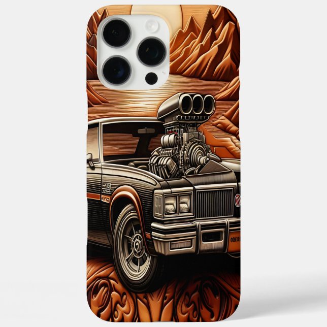 Classic Car on Dreamy Roads Case-Mate iPhone Case (Back)