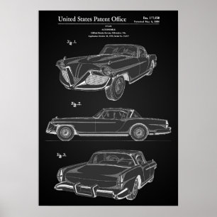 Classic Car Patent Poster