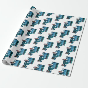 Classic Car Pattern #3 @ Garysretrogarage Wrapping Paper