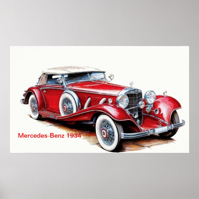 Classic Car Poster (Front)