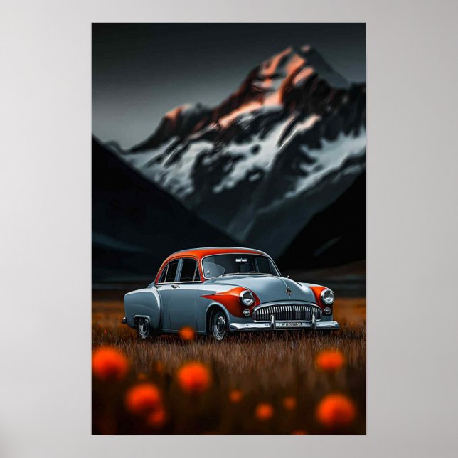 classic car poster (Front)