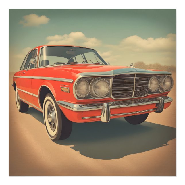 Classic car poster (Front)