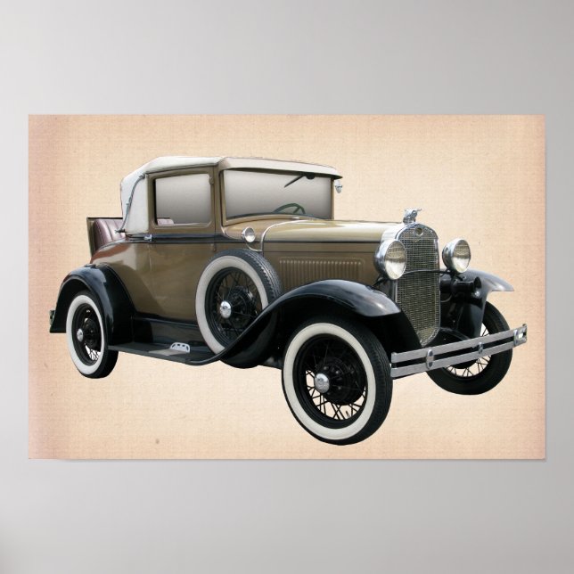 classic car poster (Front)