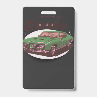 Classic Car Show  ID Badge