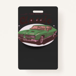 Classic Car Show  ID Badge