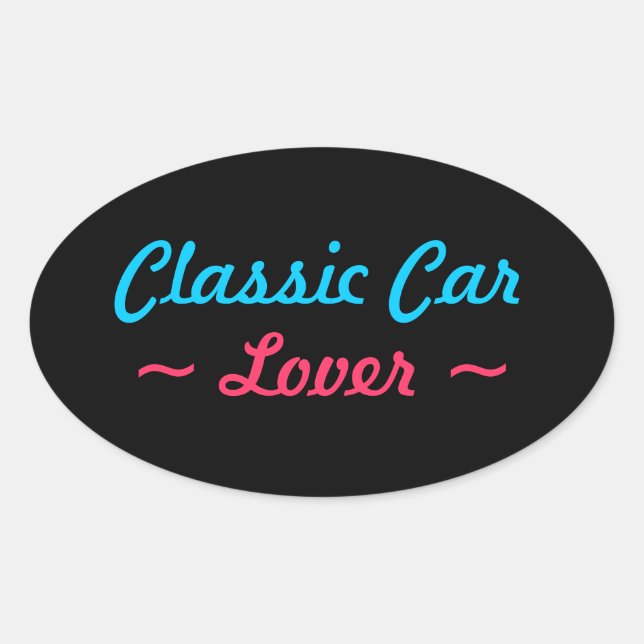 CLASSIC CAR stickers (4) (Front)