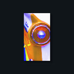 Classic car tail light pop art canvas print<br><div class="desc">Classic car tail light pop art   Also look for coordinating panel which is the front of the car.</div>