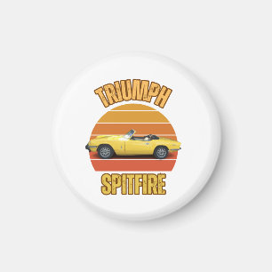 Classic Car Triumph Spitfire Magnet