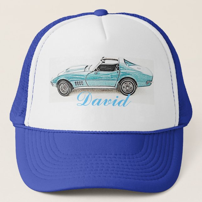 Classic Car Trucker Hat (Front)