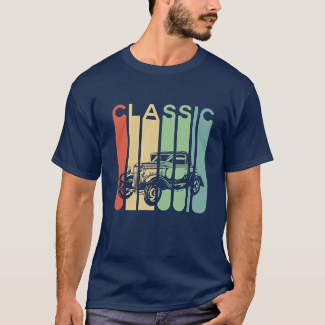 Classic Car Vibes - Retro & Stylish T-Shirt (Front)